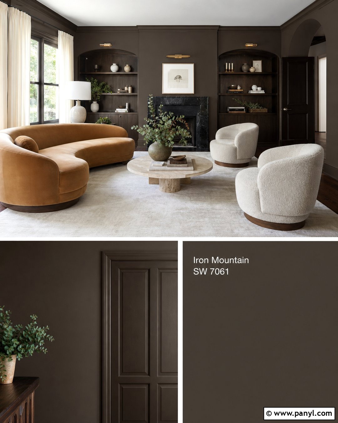 Espresso Walls - 30 modern wall colors