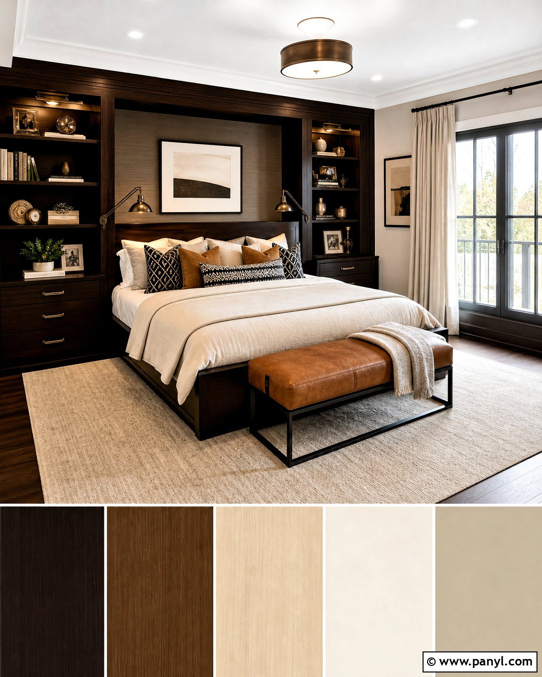 Espresso Wood And Ivory Wood Color Palette - 20 wood colour palette ideas