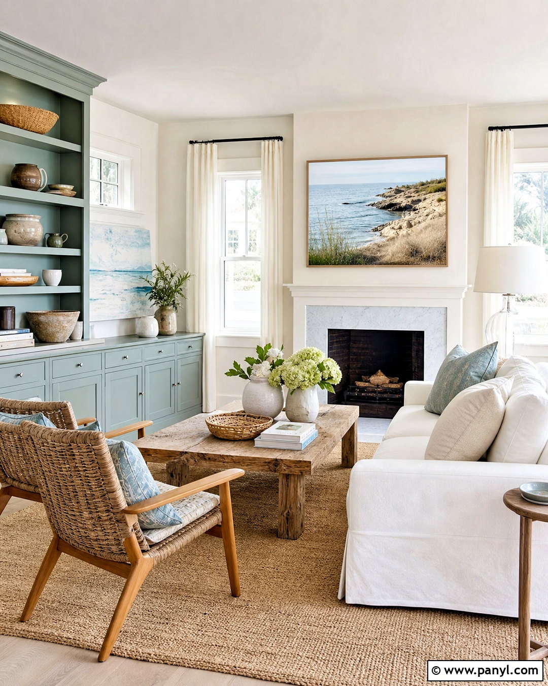 Ethereal White Coastal Living Room - 20 ethereal white sherwin williams ideas
