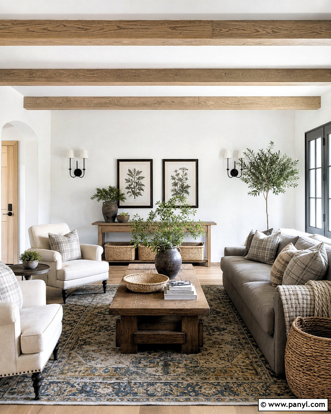 Ethereal White Farmhouse Living Room - 20 ethereal white sherwin williams ideas