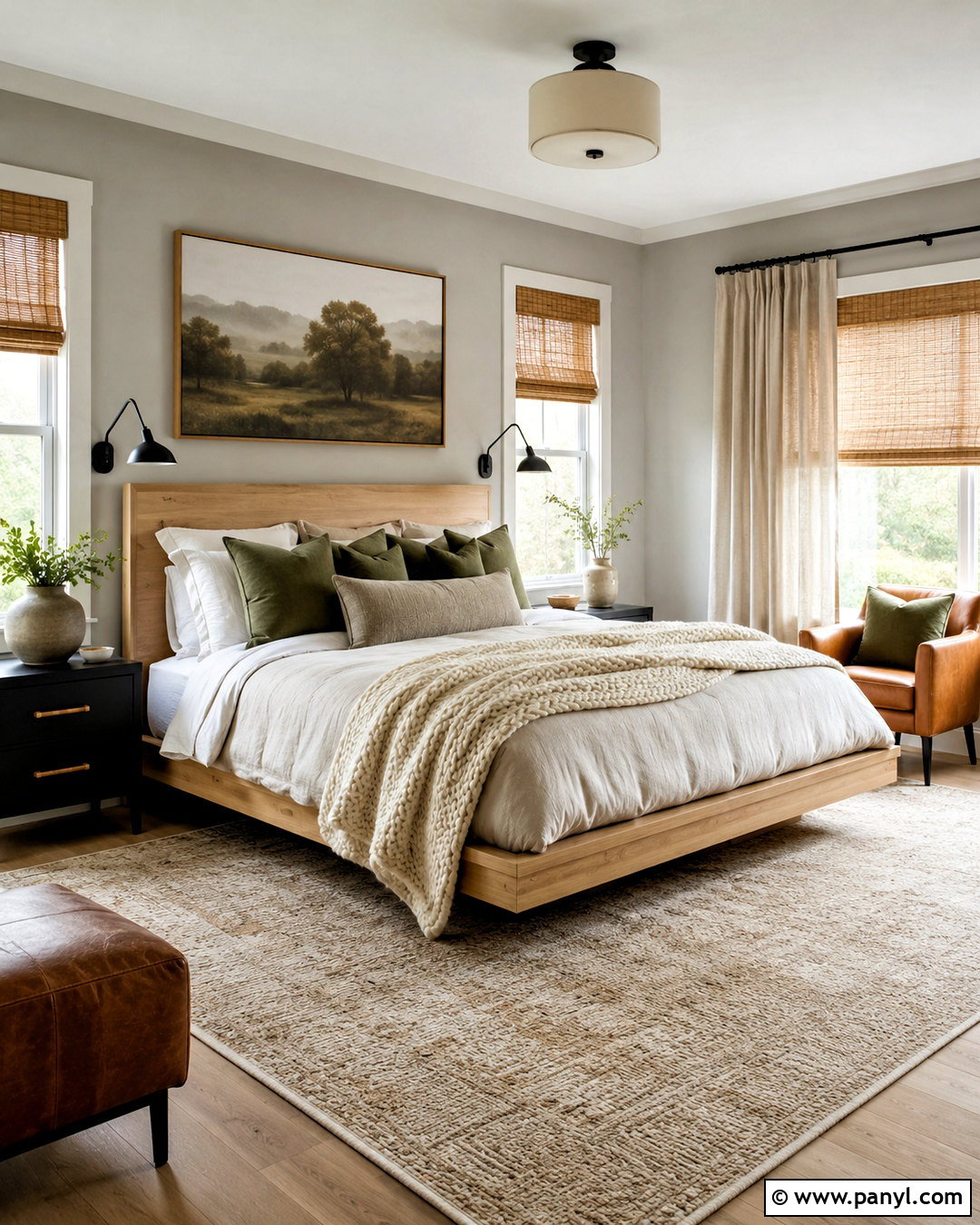Eucalyptus Gray Bedroom Paint Color - 20 neutral paint colors for bedroom ideas
