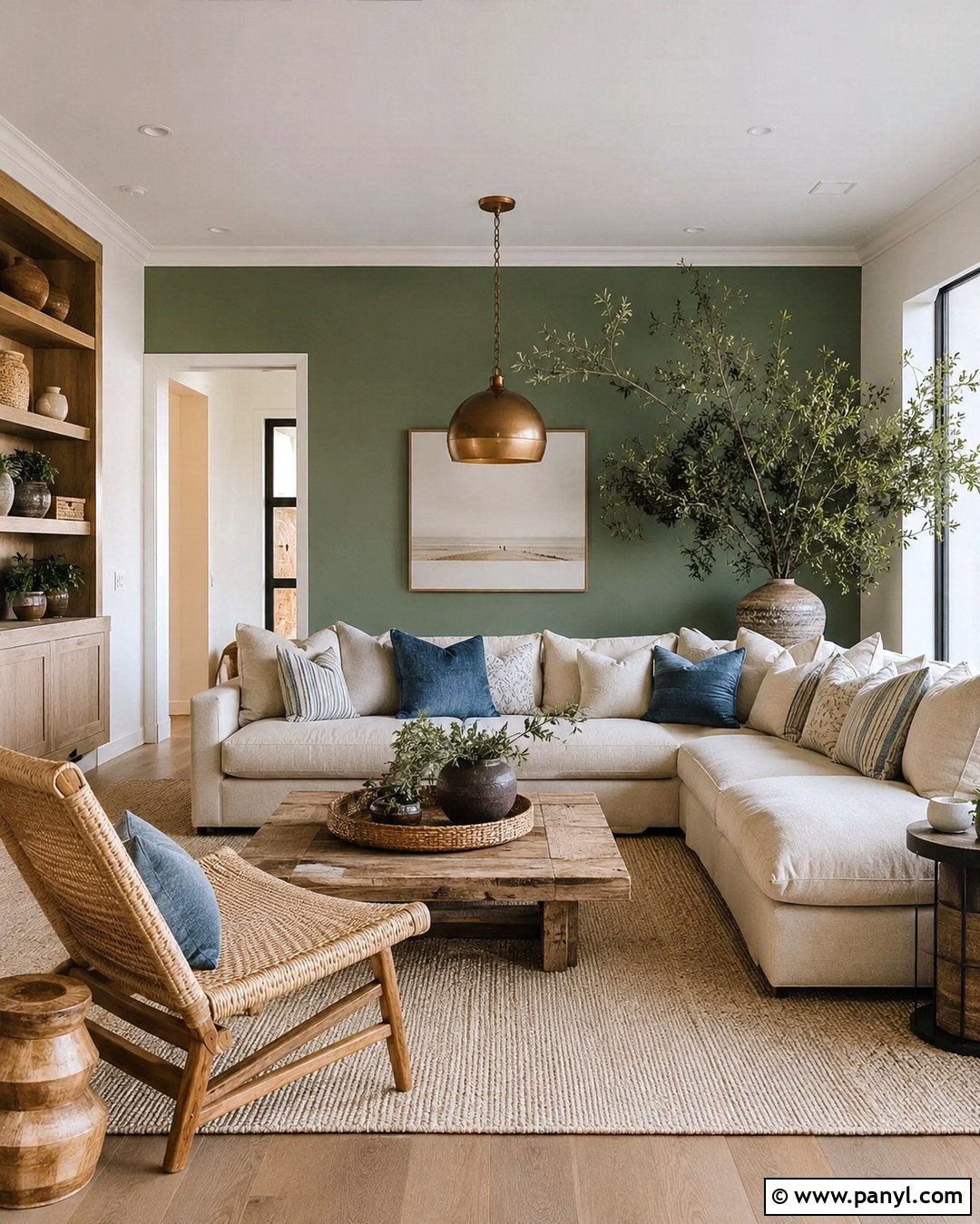 Eucalyptus Green Accent Wall - 20 Coastal Accent Wall Colors