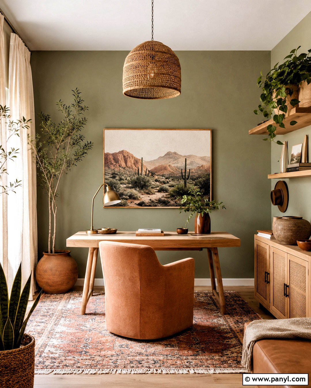Eucalyptus Green And Adobe Boho Color Palette - 20 boho chic color palette ideas
