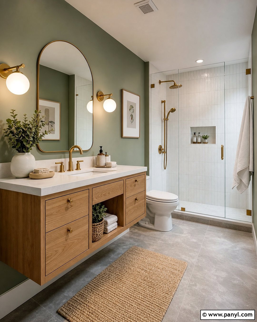 Eucalyptus Green Bathroom - 25 Wall Color Ideas Green Ideas
