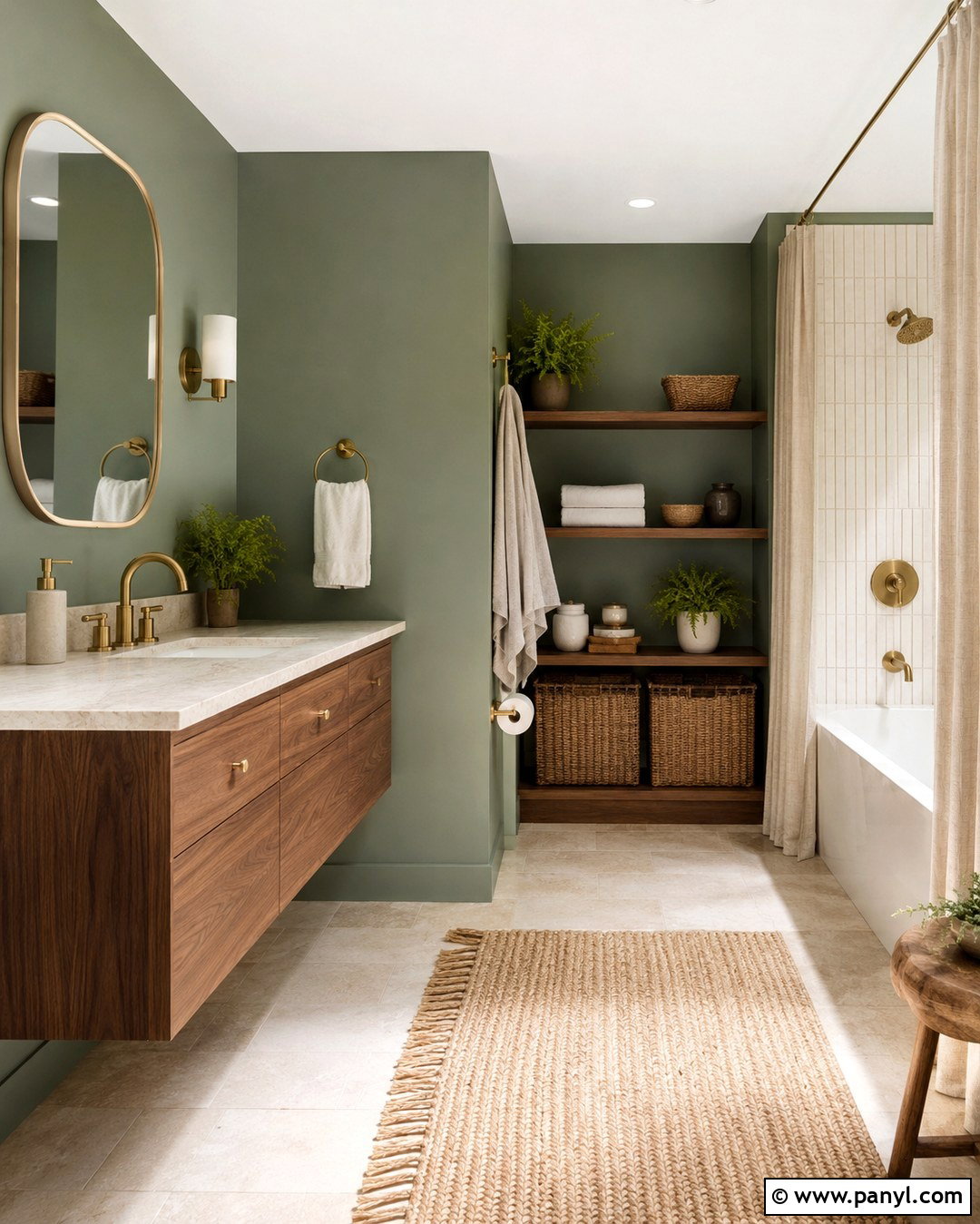 Eucalyptus Green Bathroom Walls - 20 Colors For Walls In House Ideas
