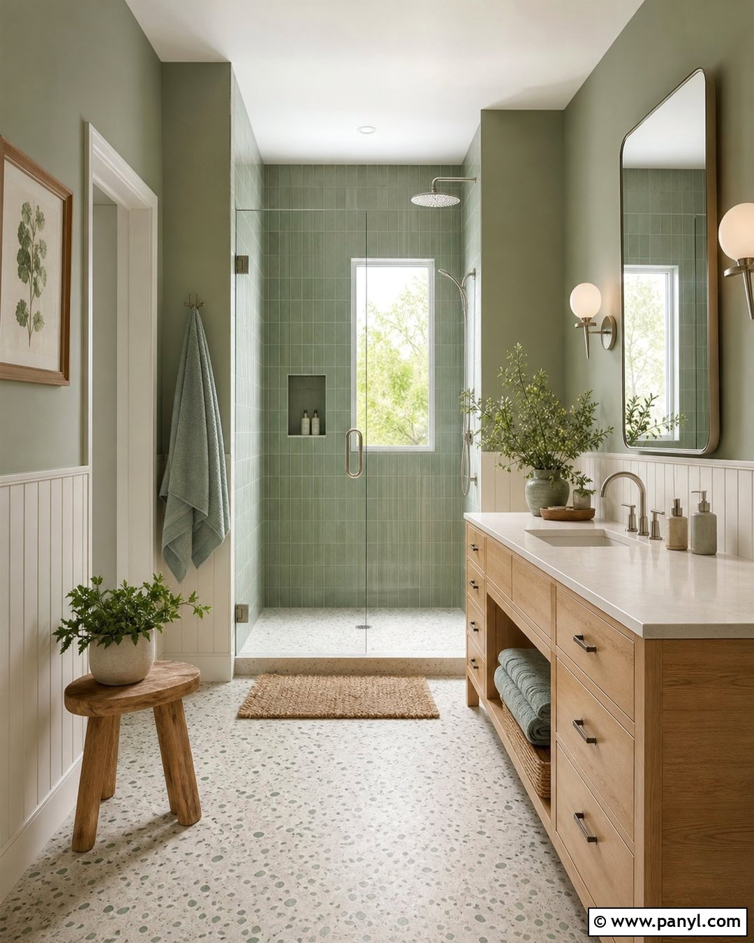 Eucalyptus Green Bathroom - 25 Bathroom Color Trends 2027