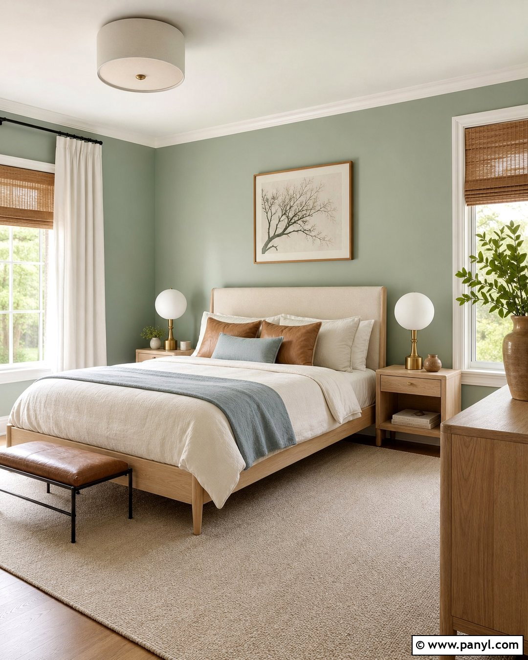 Eucalyptus Green Bedroom Walls - 30 room wall color ideas bedrooms