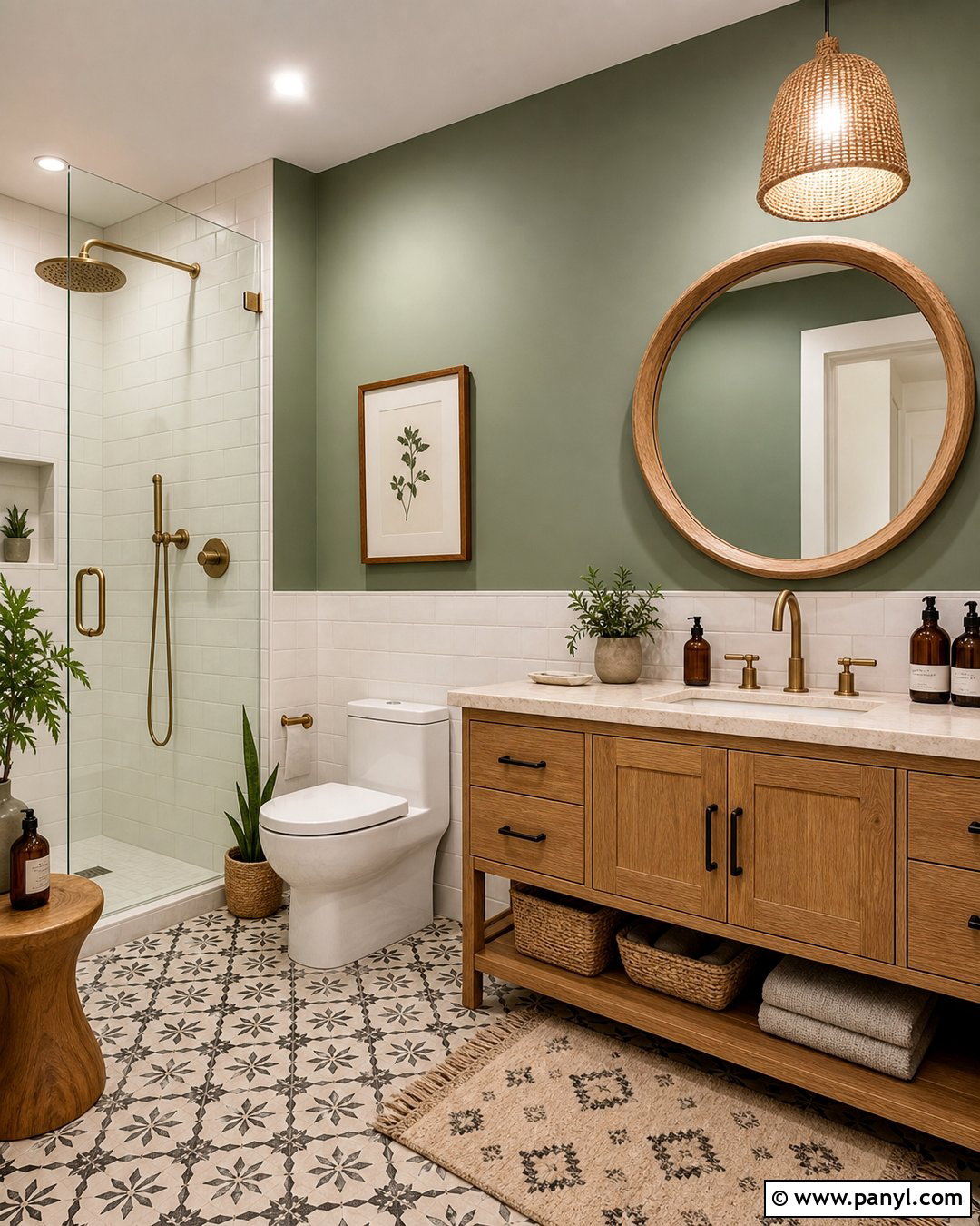 Eucalyptus Green Boho Walls - 30 Boho Wall Colors