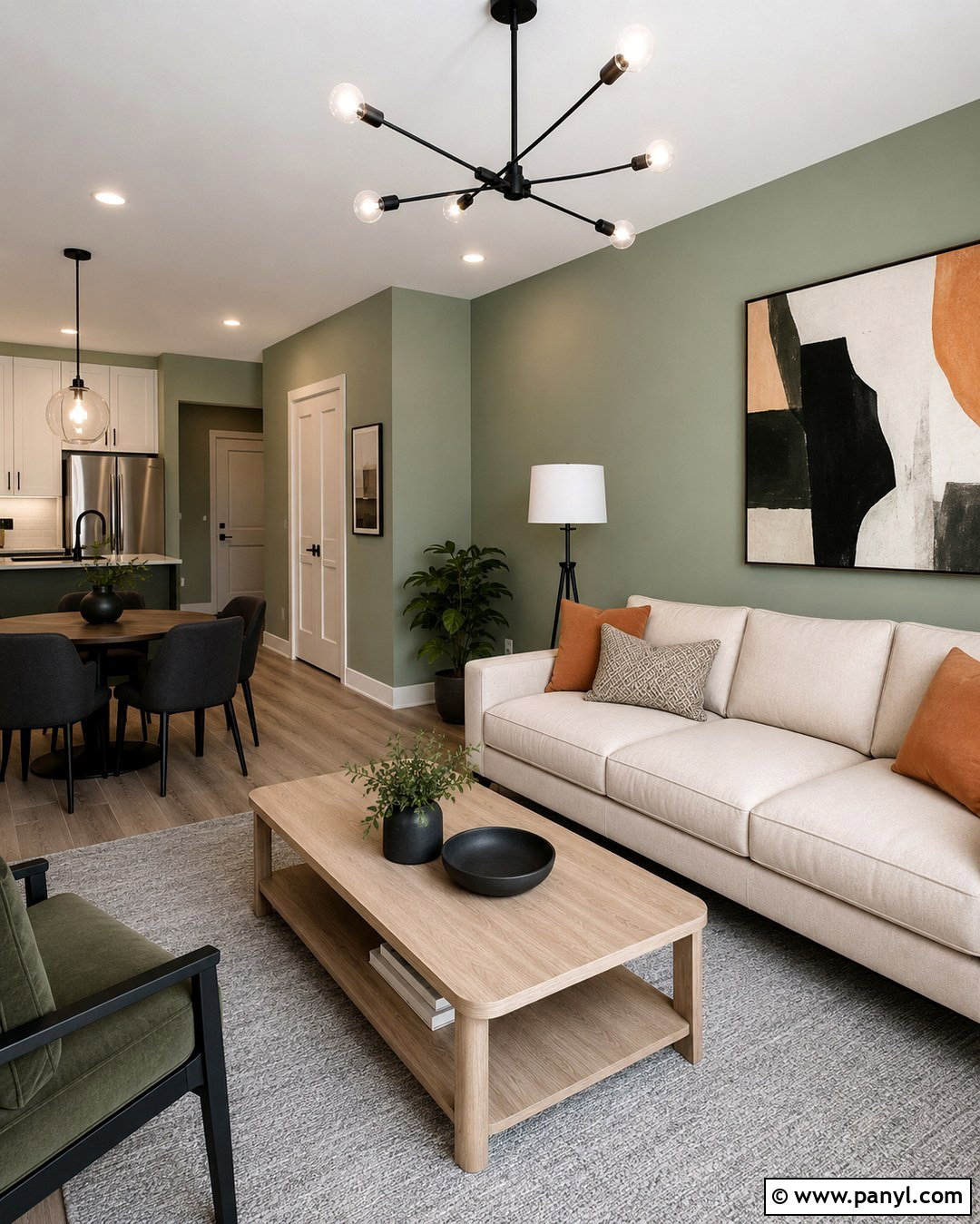 Eucalyptus Green Condo Wall Color - 20 Condo Wall Colors