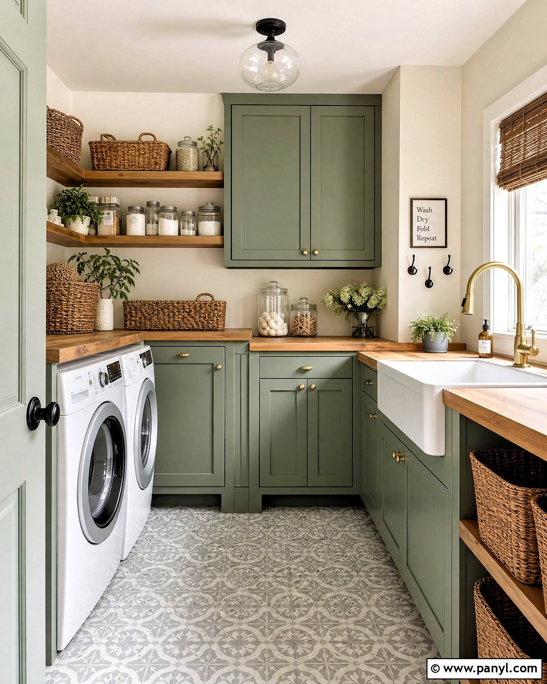 Eucalyptus Green Farmhouse Paint Color - 20 rustic farmhouse paint colors