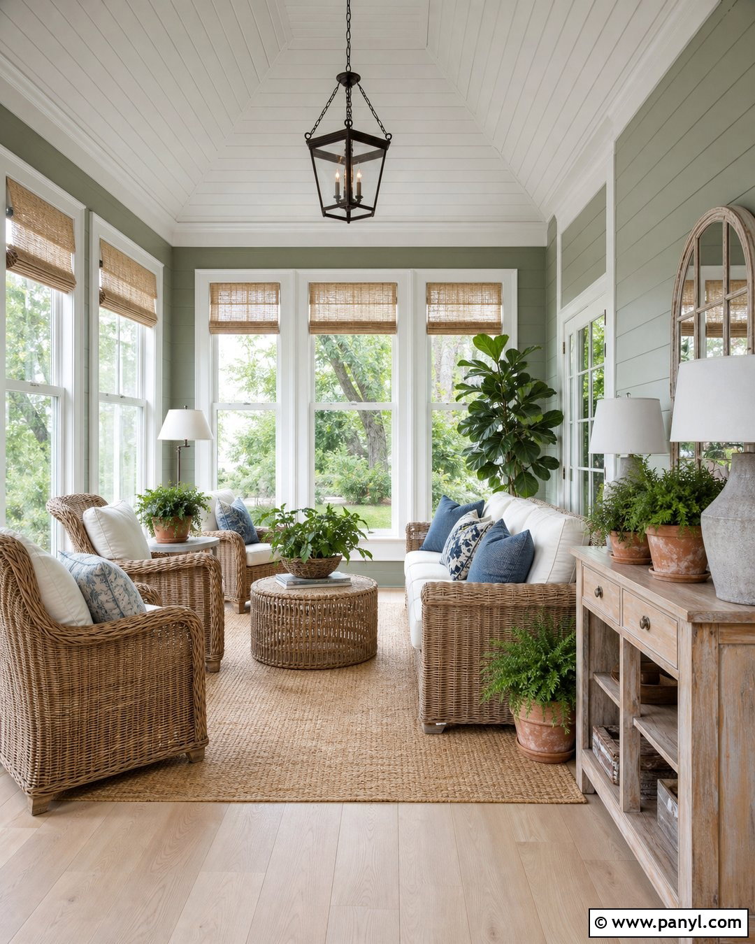 Eucalyptus Green Farmhouse Walls - 35 Farmhouse Wall Colors
