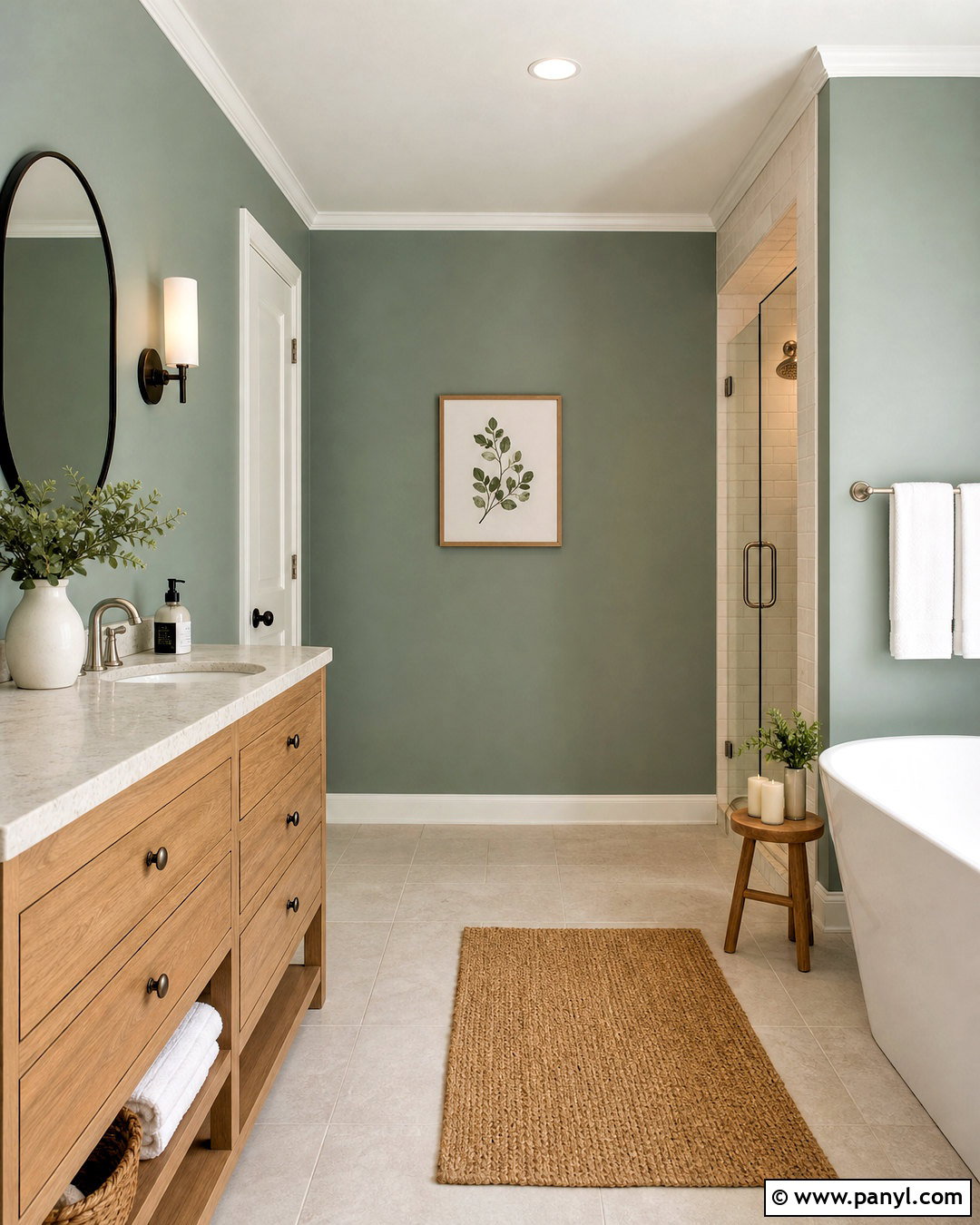 Eucalyptus Green Interior Paint Color - 20 best interior paint colors