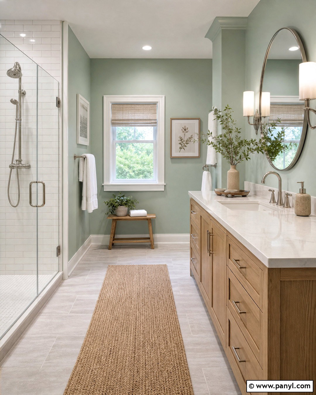 Eucalyptus Green Interior Paint - 20 interior paint colors