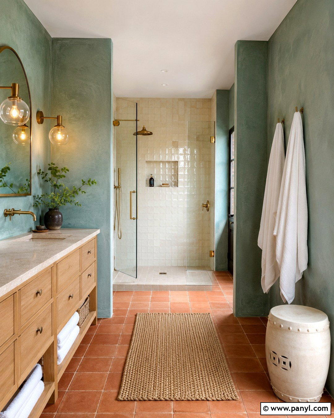 Eucalyptus Green Mediterranean Wall Color - 20 Mediterranean Wall Colors