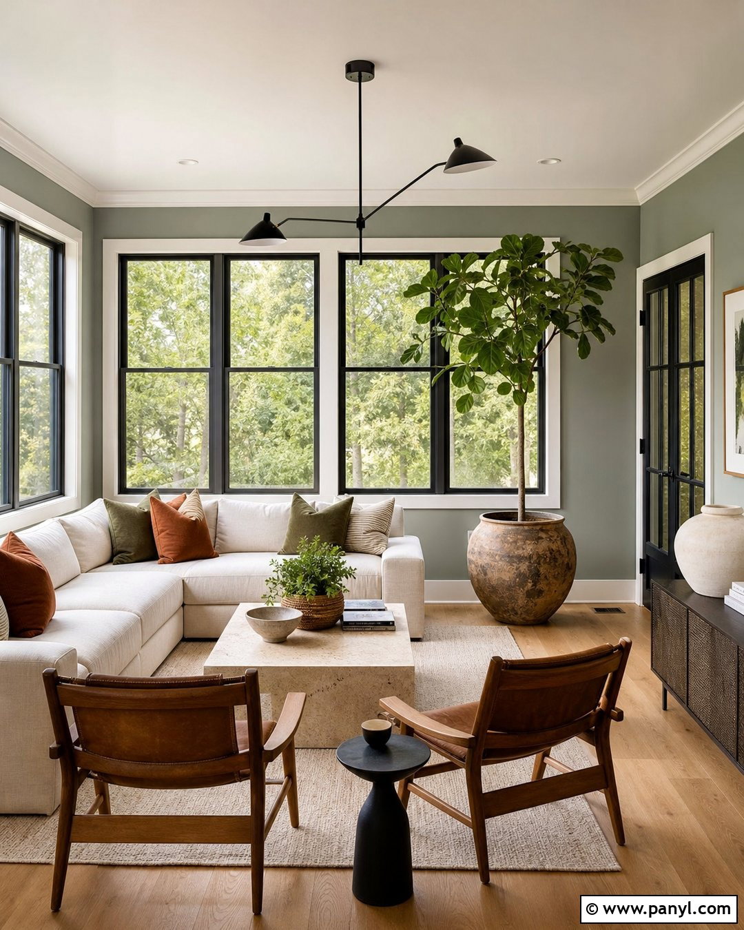 Eucalyptus Green Sunroom Walls - 30 sunroom wall colors
