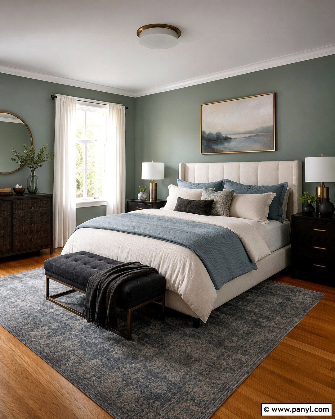 Eucalyptus Green Wall Color - 20 Best Wall Color For Honey Oak Floors
