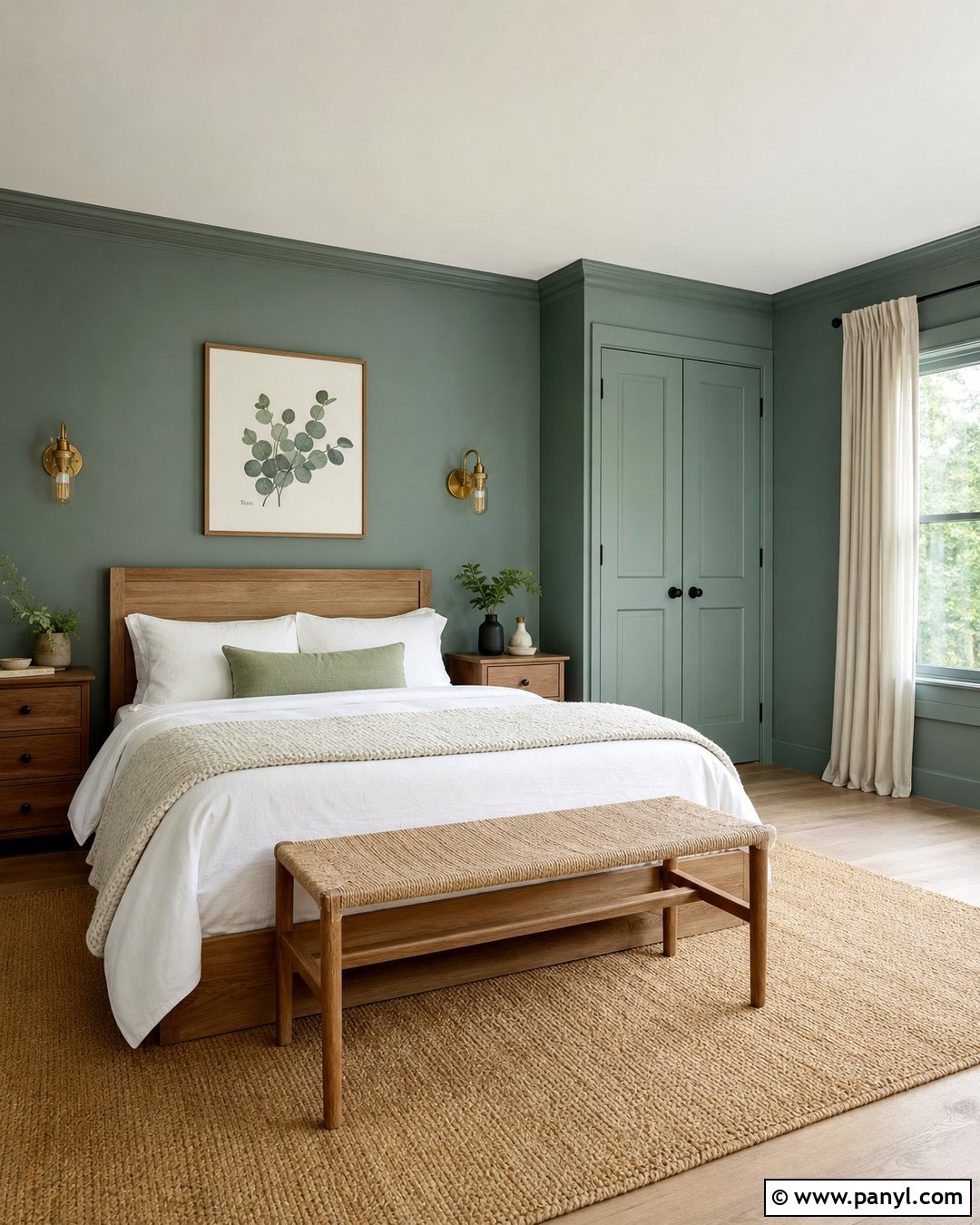 Eucalyptus Guest Room Wall Color - 25 Home Interior Wall Colors