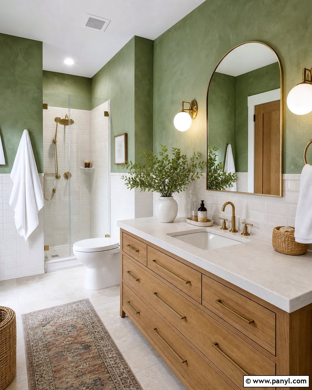 Eucalyptus Limewash Walls - 25 Limewash Walls Colors