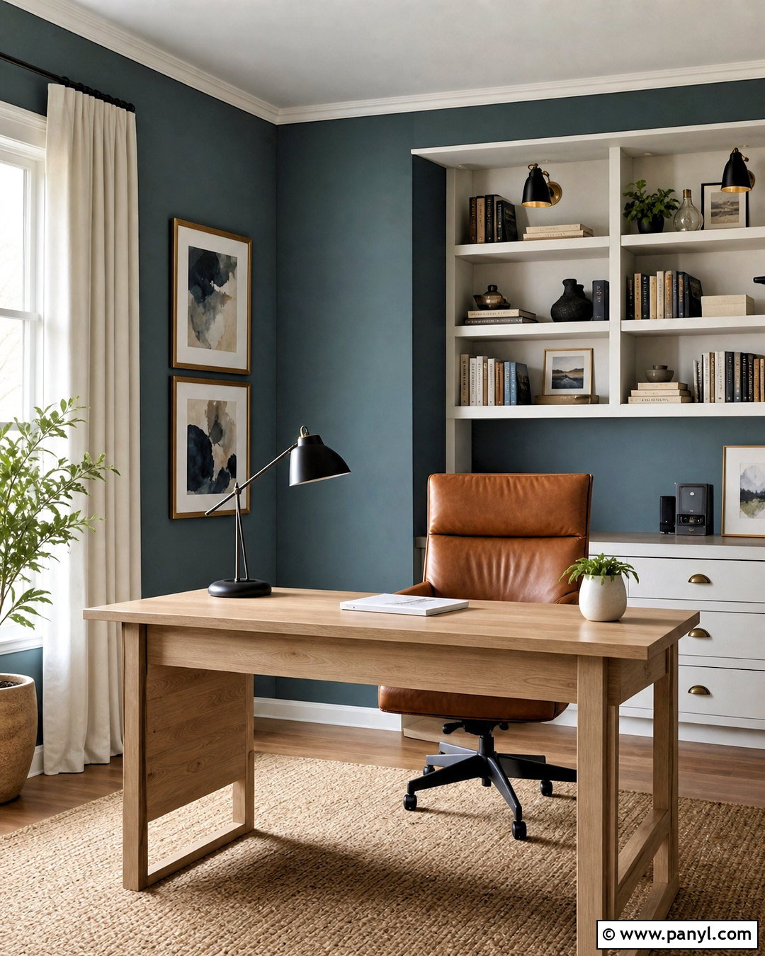Eventide Home Office - 20 sherwin williams eventide ideas