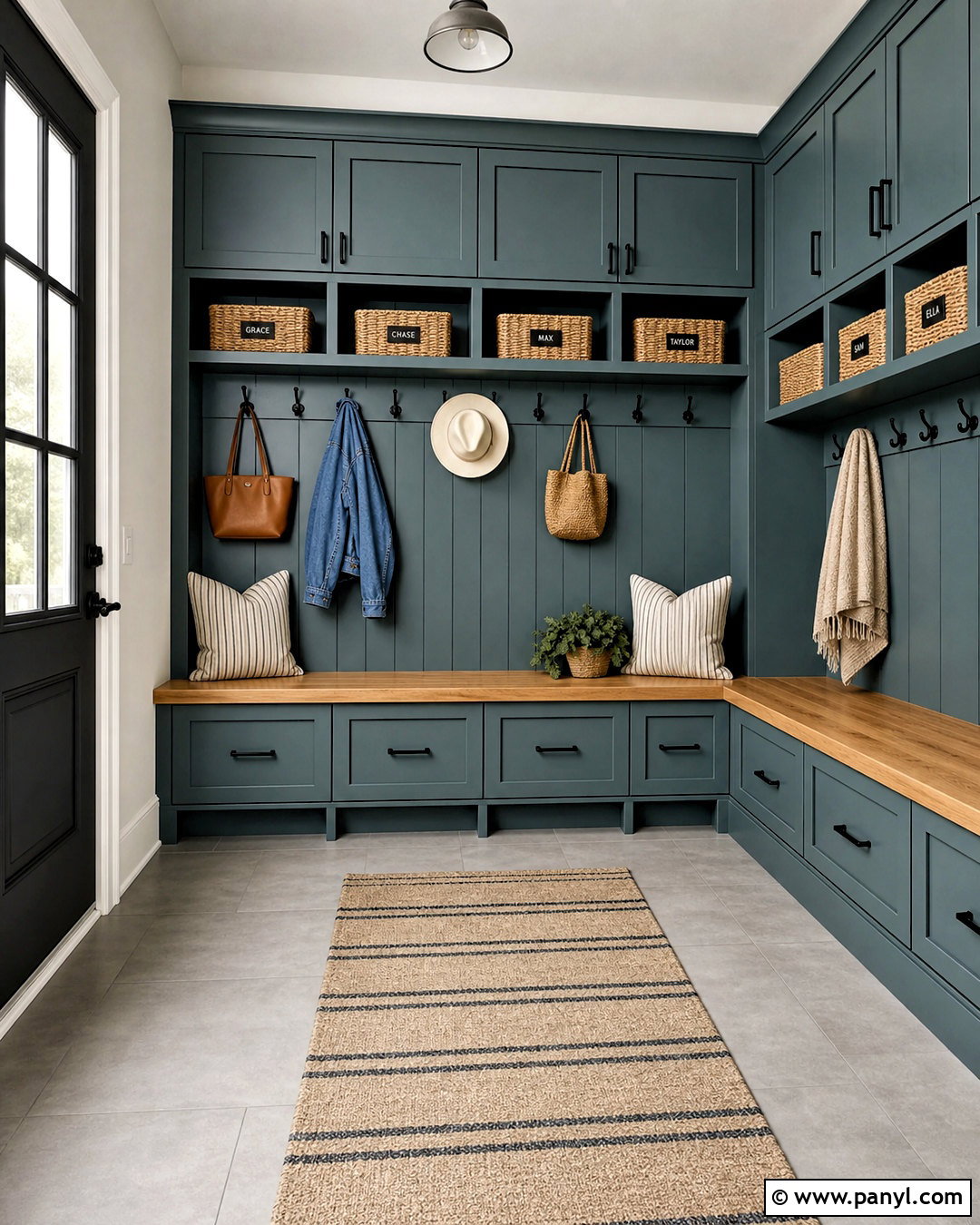 Eventide Mudroom Cabinets - 20 sherwin williams eventide ideas