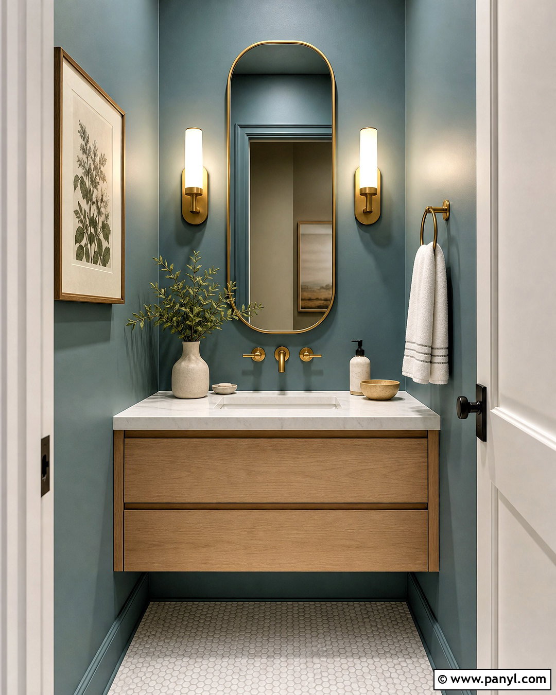Eventide Powder Room - 20 sherwin williams eventide ideas