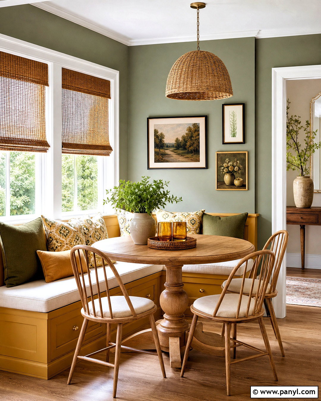 Evergreen Fog And Bakelite Gold - 20 evergreen fog color palette ideas