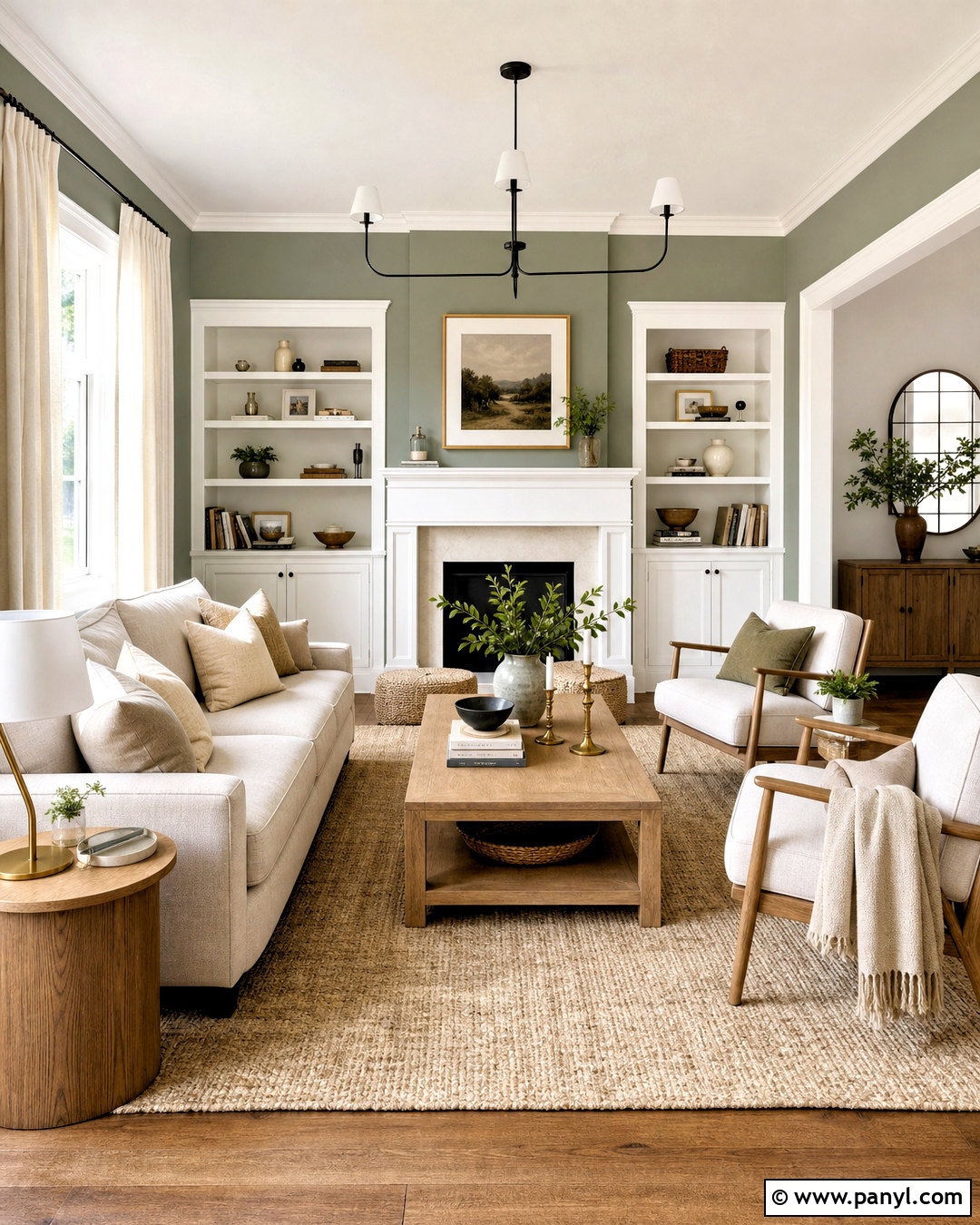 Evergreen Fog And Shoji White - 20 evergreen fog coordinating colors