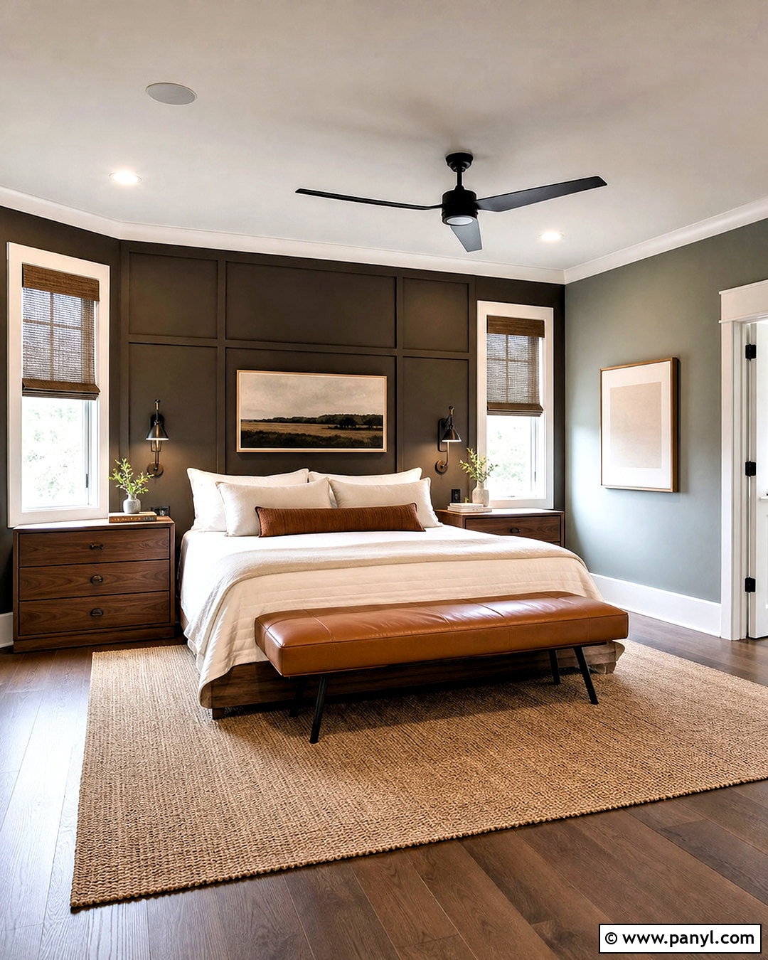 Evergreen Fog And Urbane Bronze - 20 evergreen fog coordinating colors