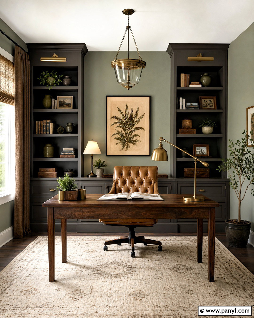 Evergreen Fog And Urbane Bronze - 20 evergreen fog color palette ideas