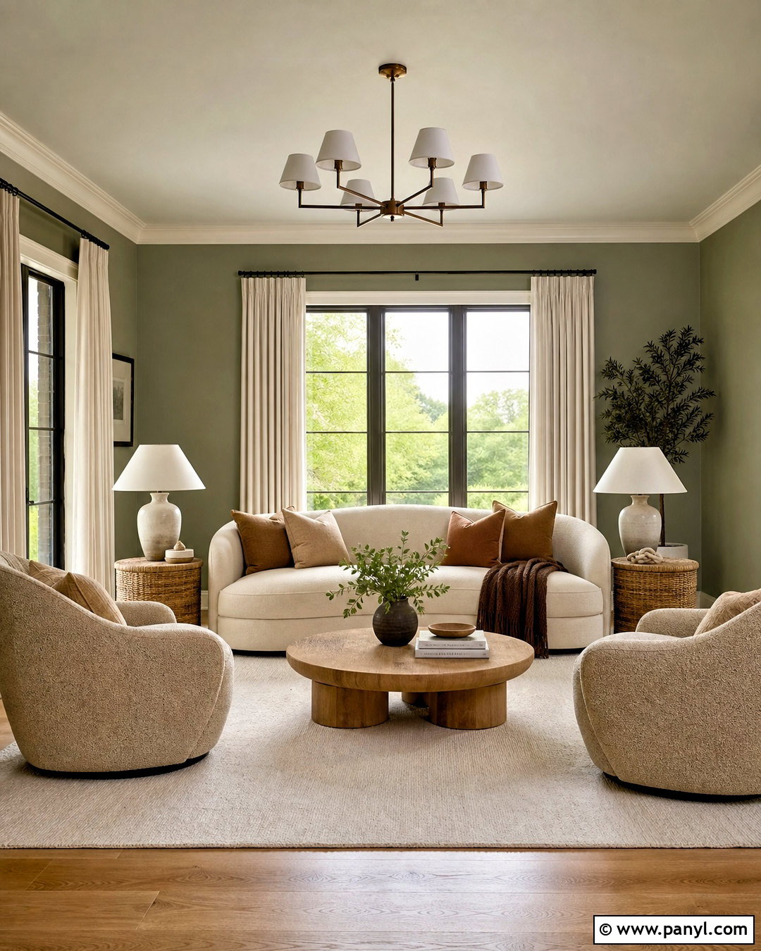 Evergreen Fog And Warm Cream - 20 evergreen fog color palette ideas