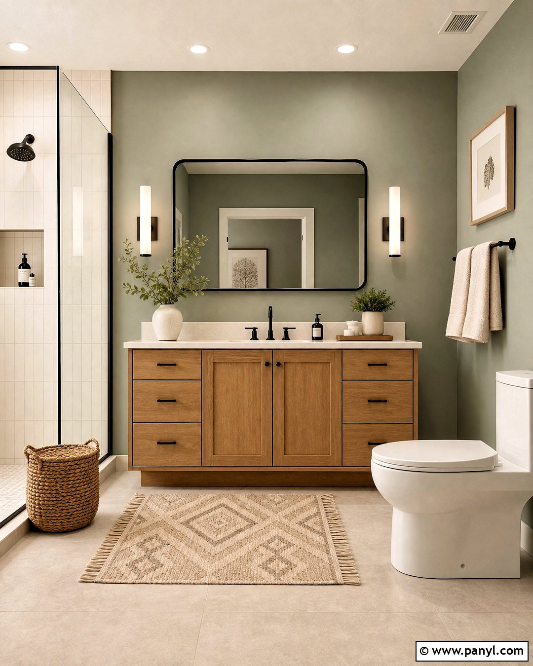 Evergreen Fog Bathroom - 20 bathroom paint colors sherwin williams ideas