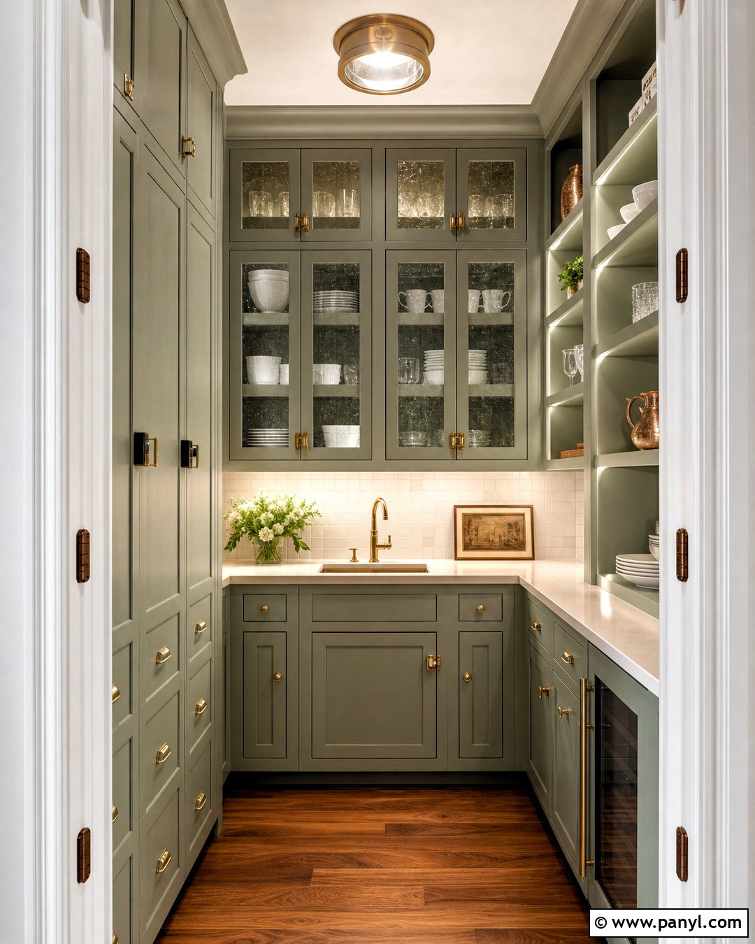 Evergreen Fog Butler Pantry Cabinets - 20 evergreen fog sherwin williams cabinets