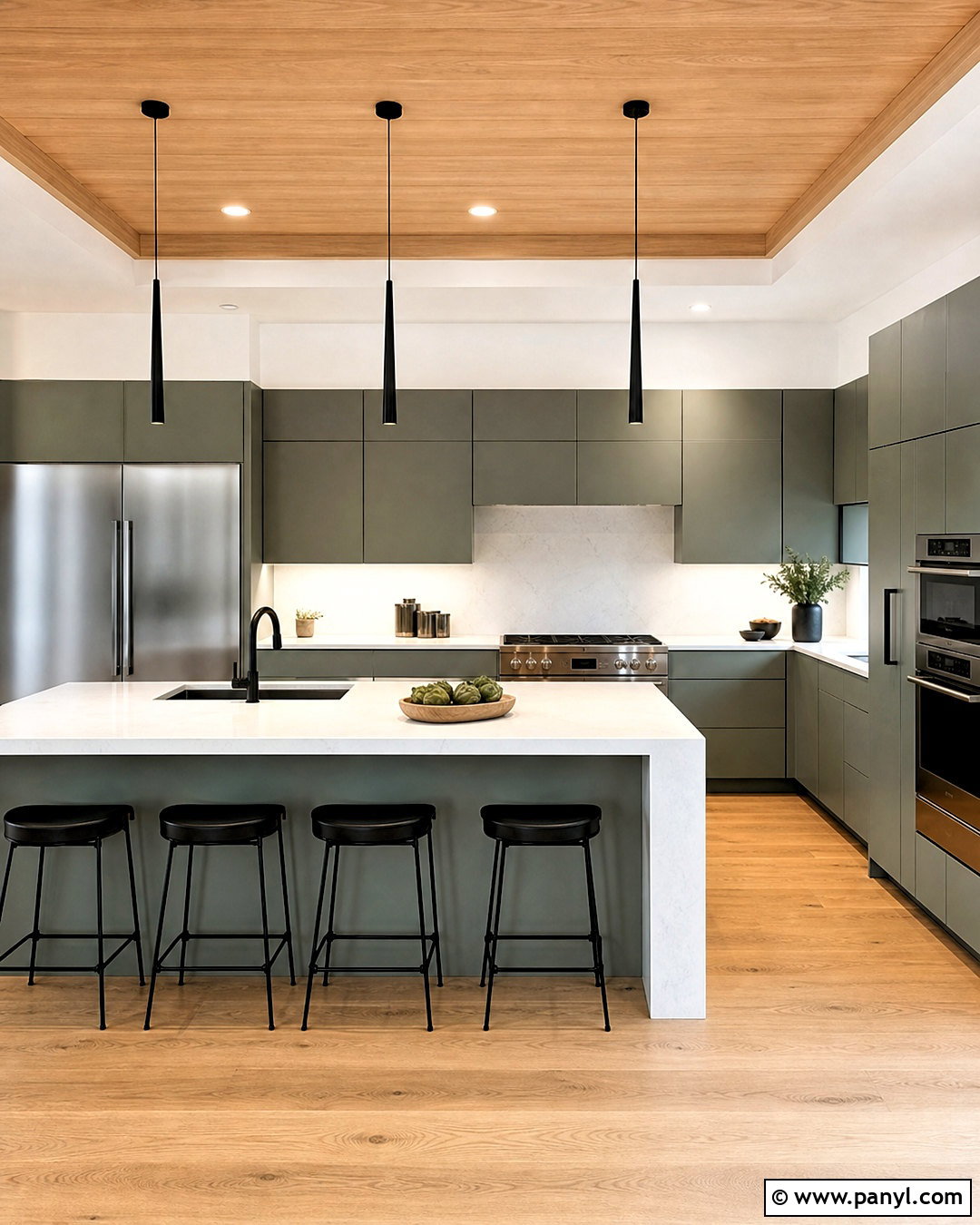 Evergreen Fog Modern Slab Cabinets - 20 evergreen fog sherwin williams cabinets