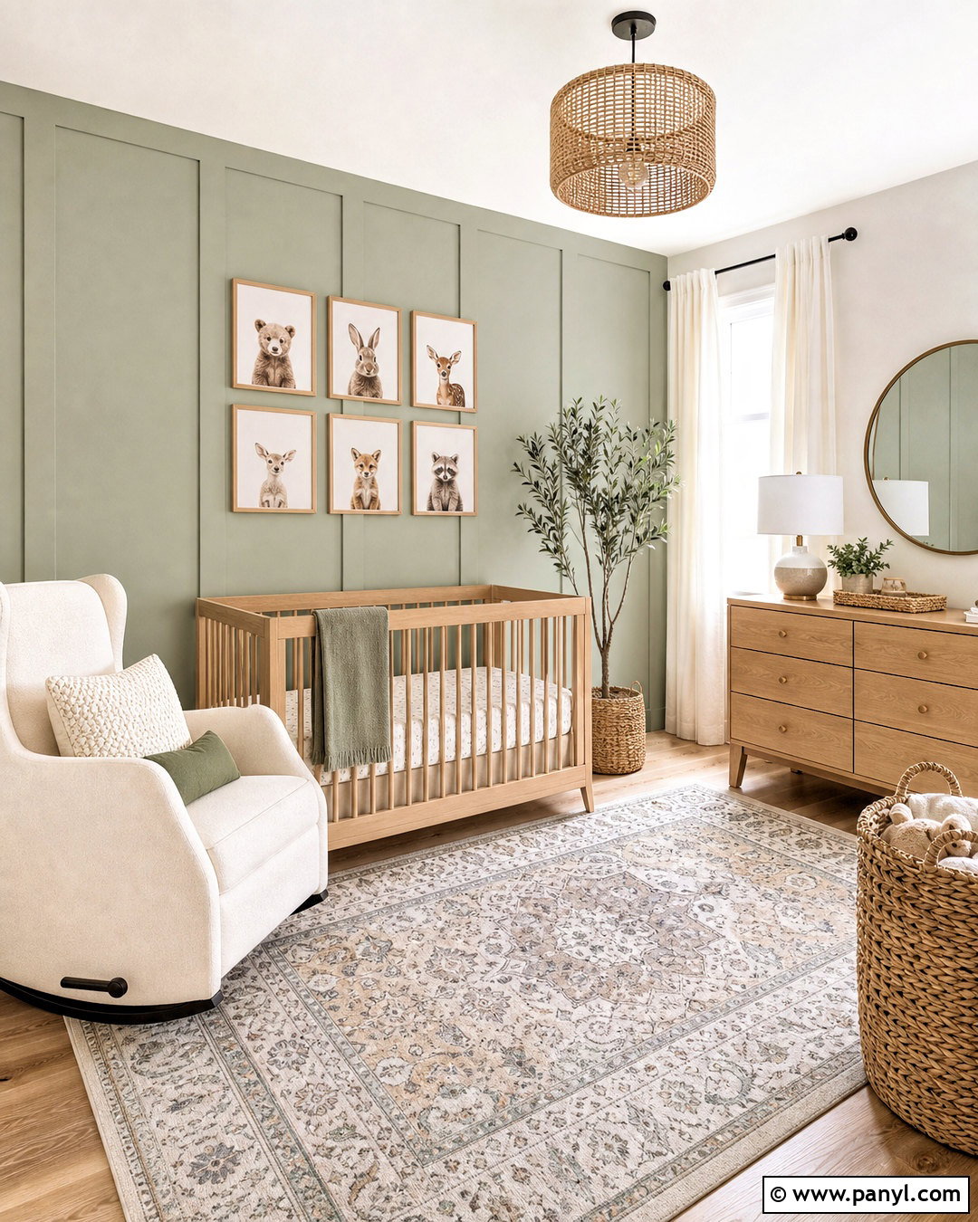 Evergreen Fog Nursery Board And Batten Wall - 20 evergreen fog accent wall ideas