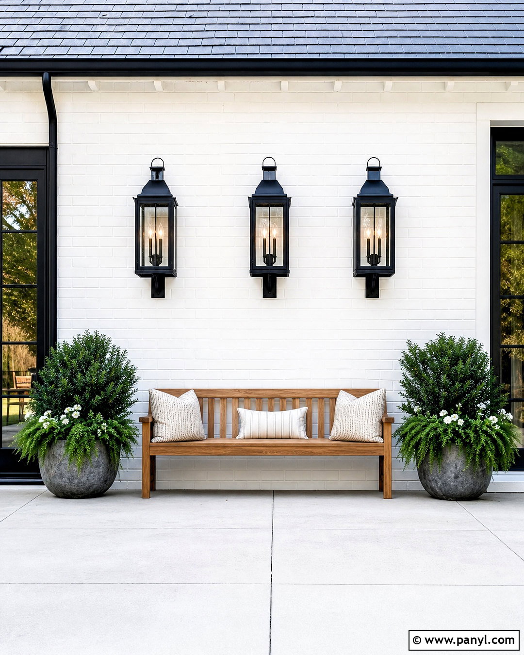 Exterior Wall Lantern Display - 20 exterior wall decor ideas