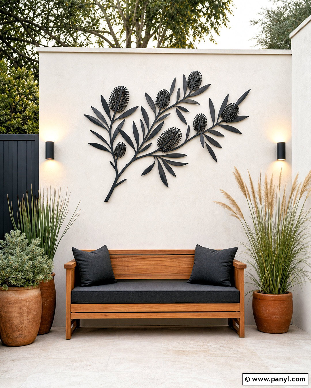 Exterior Wall Metal Art - 20 exterior wall decor ideas