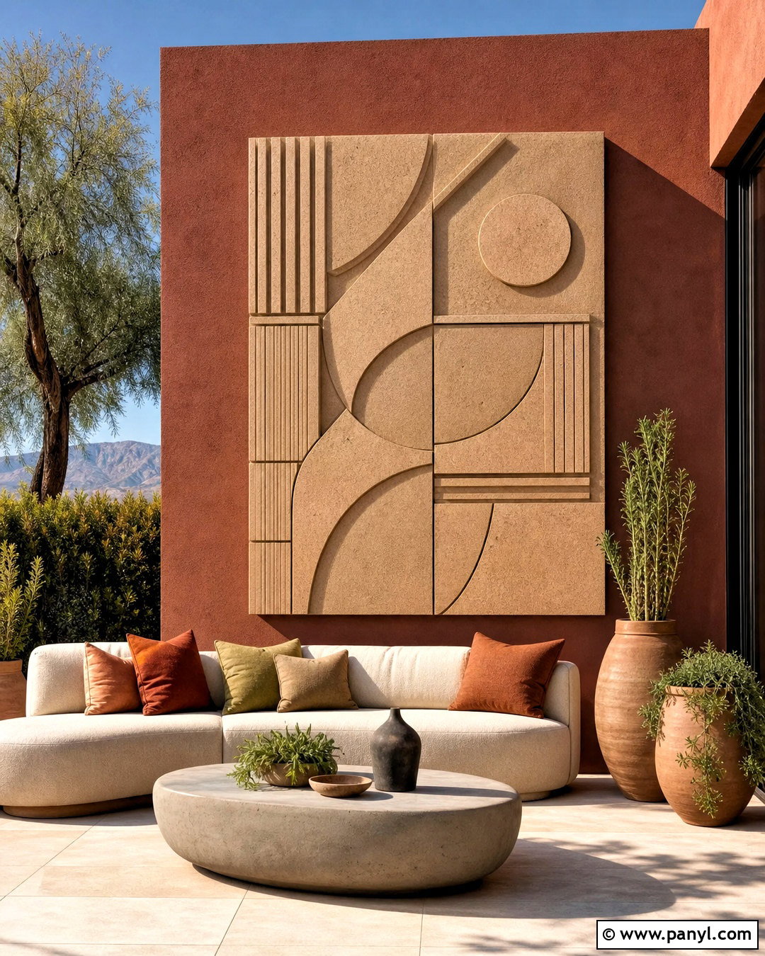 Exterior Wall Sculptural Relief - 20 exterior wall decor ideas