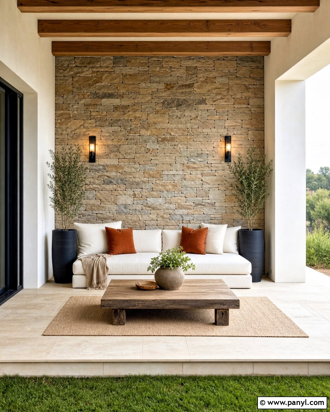 Exterior Wall Stone Accent - 20 exterior wall decor ideas