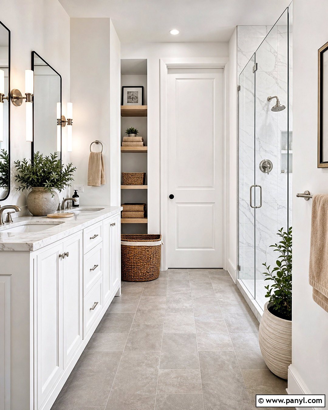 Extra White Bathroom With Marble - 20 extra white sherwin williams ideas
