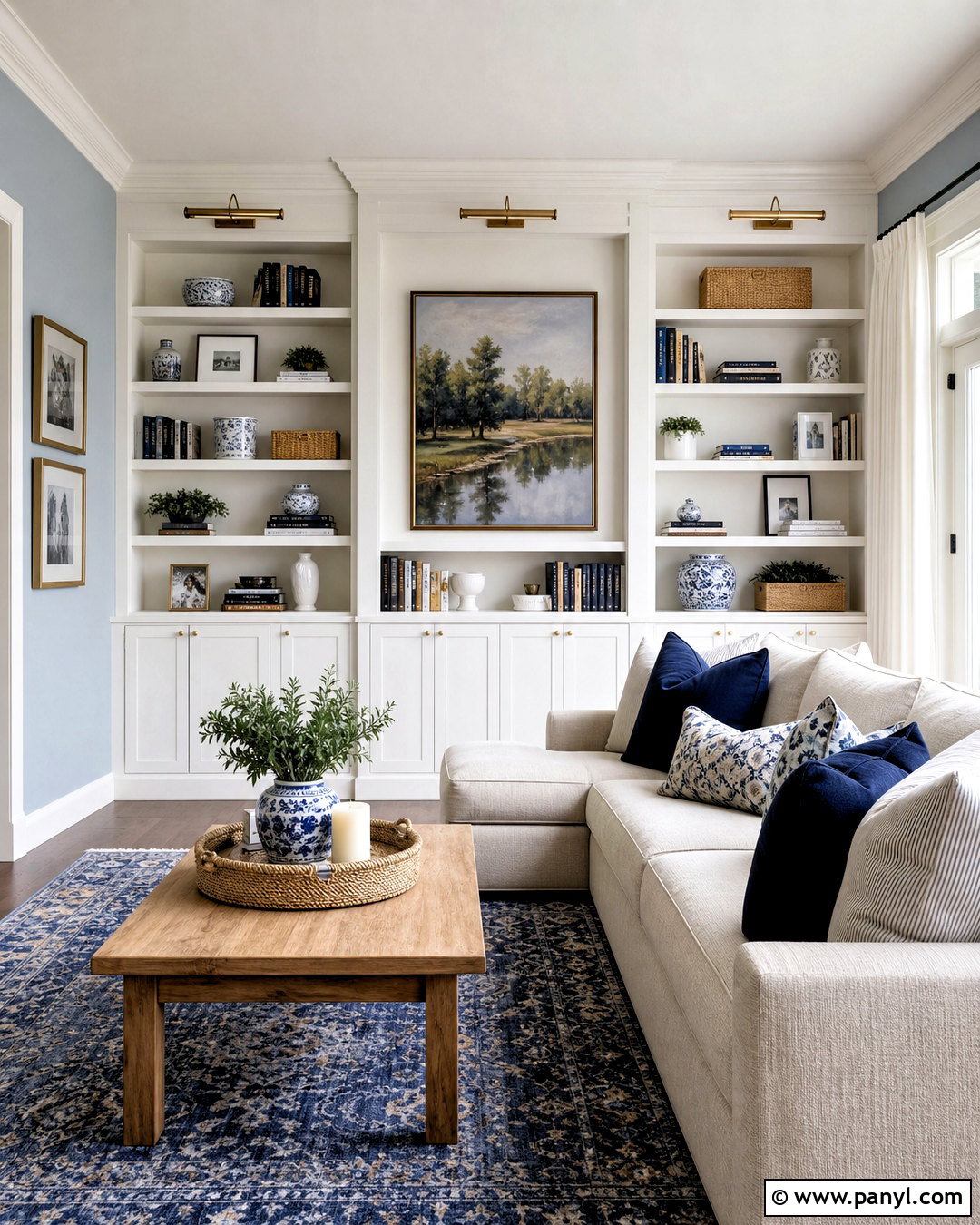 Extra White Built-Ins With Brass - 20 extra white sherwin williams ideas