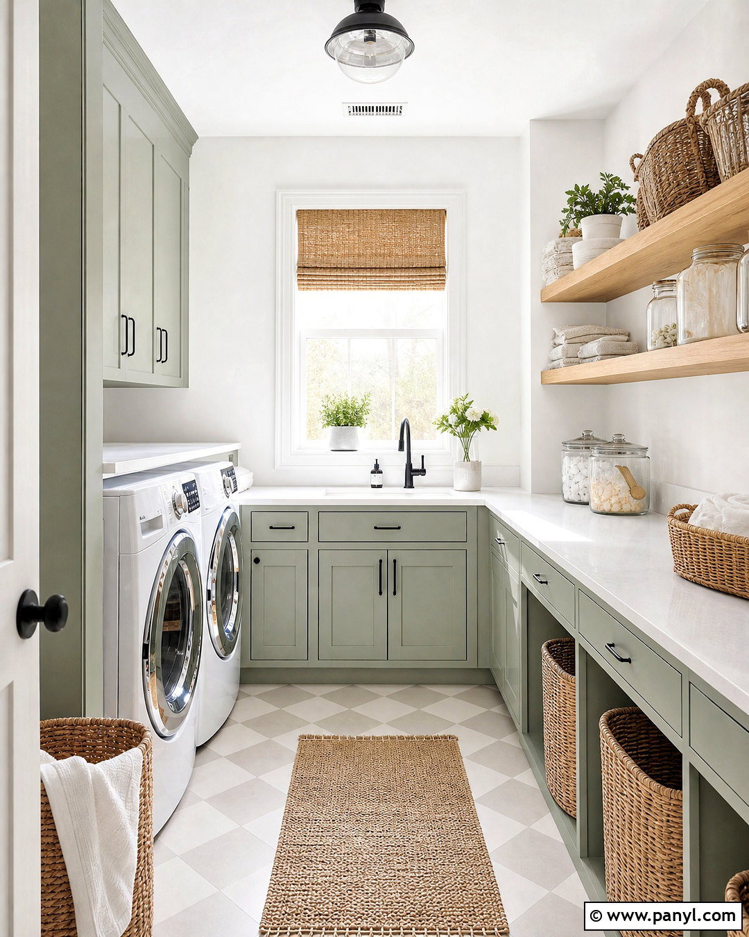 Extra White Laundry Room With Sage Green - 20 extra white sherwin williams ideas