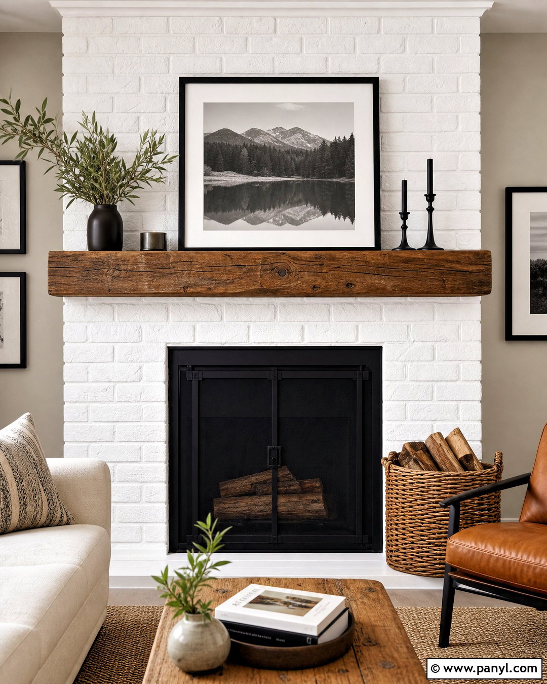 Extra White Painted Brick Fireplace - 20 extra white sherwin williams ideas