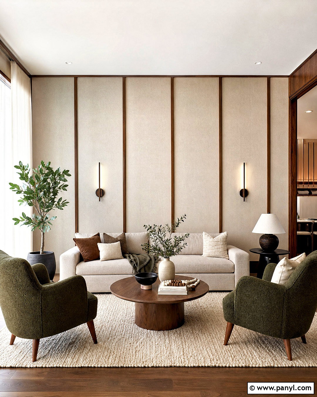 Fabric Panel Living Room Focal Wall - 20 focal wall ideas living room ideas