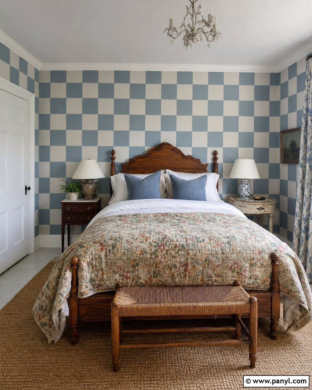 Faded Checkered Wall Paint - 30 checkered wall paint ideas
