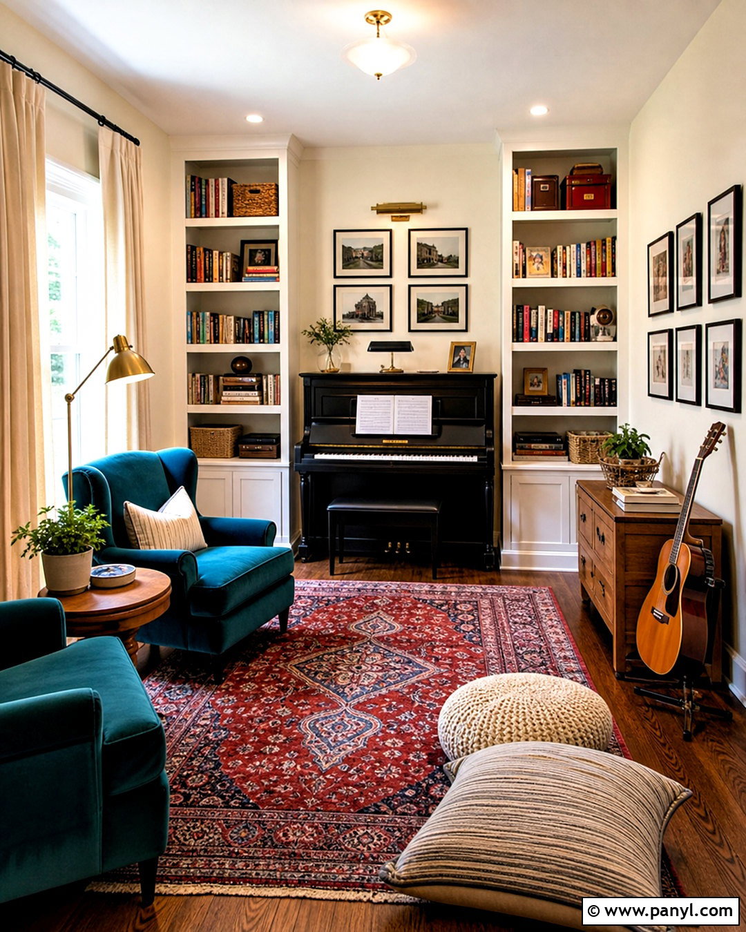 Family Music And Reading Room - 20 family music room ideas