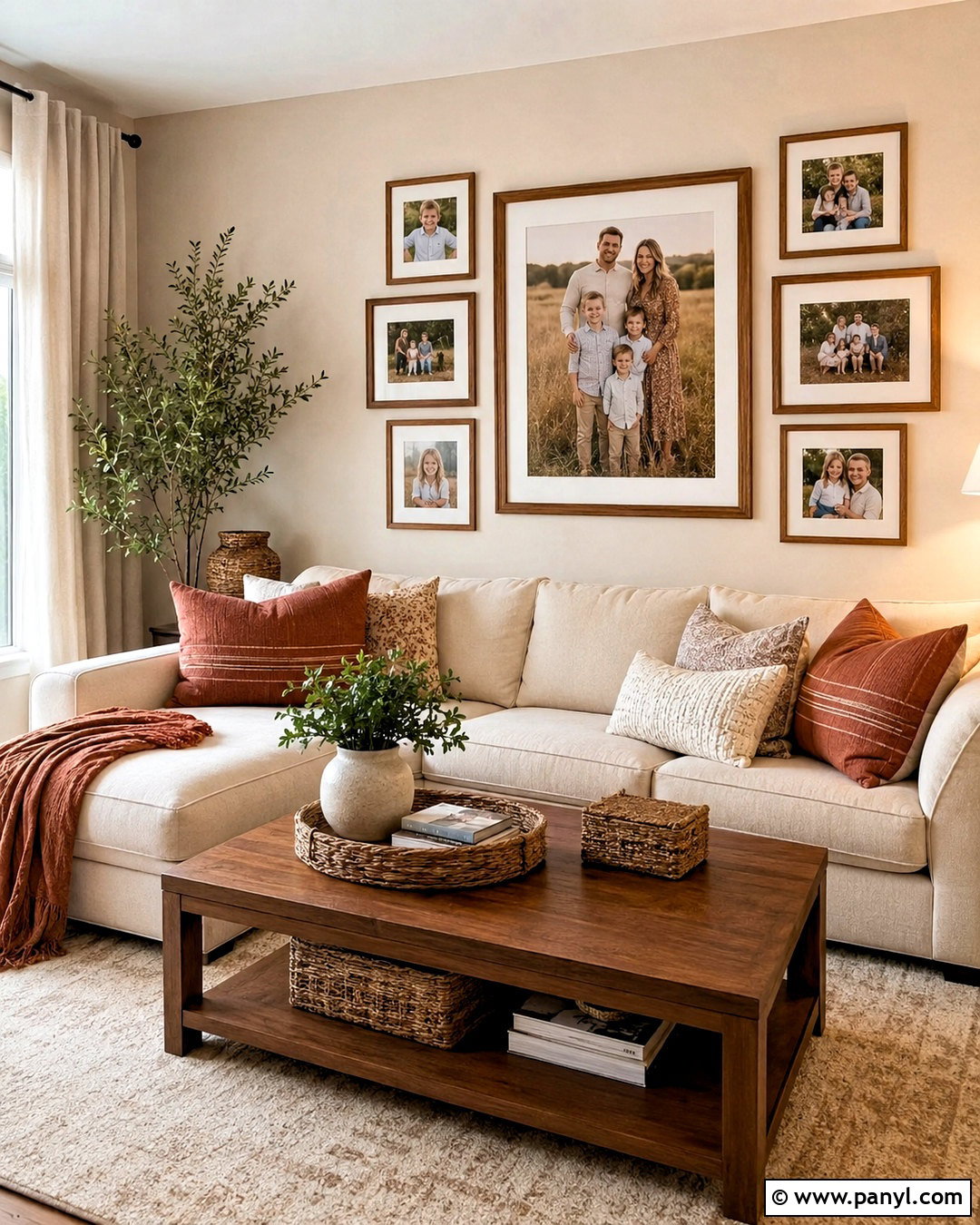 Family Photo Collage Wall - 20 photo collage wall ideas