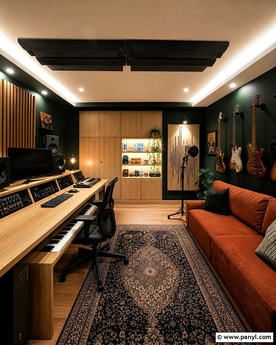 Family Recording Music Room - 20 family music room ideas