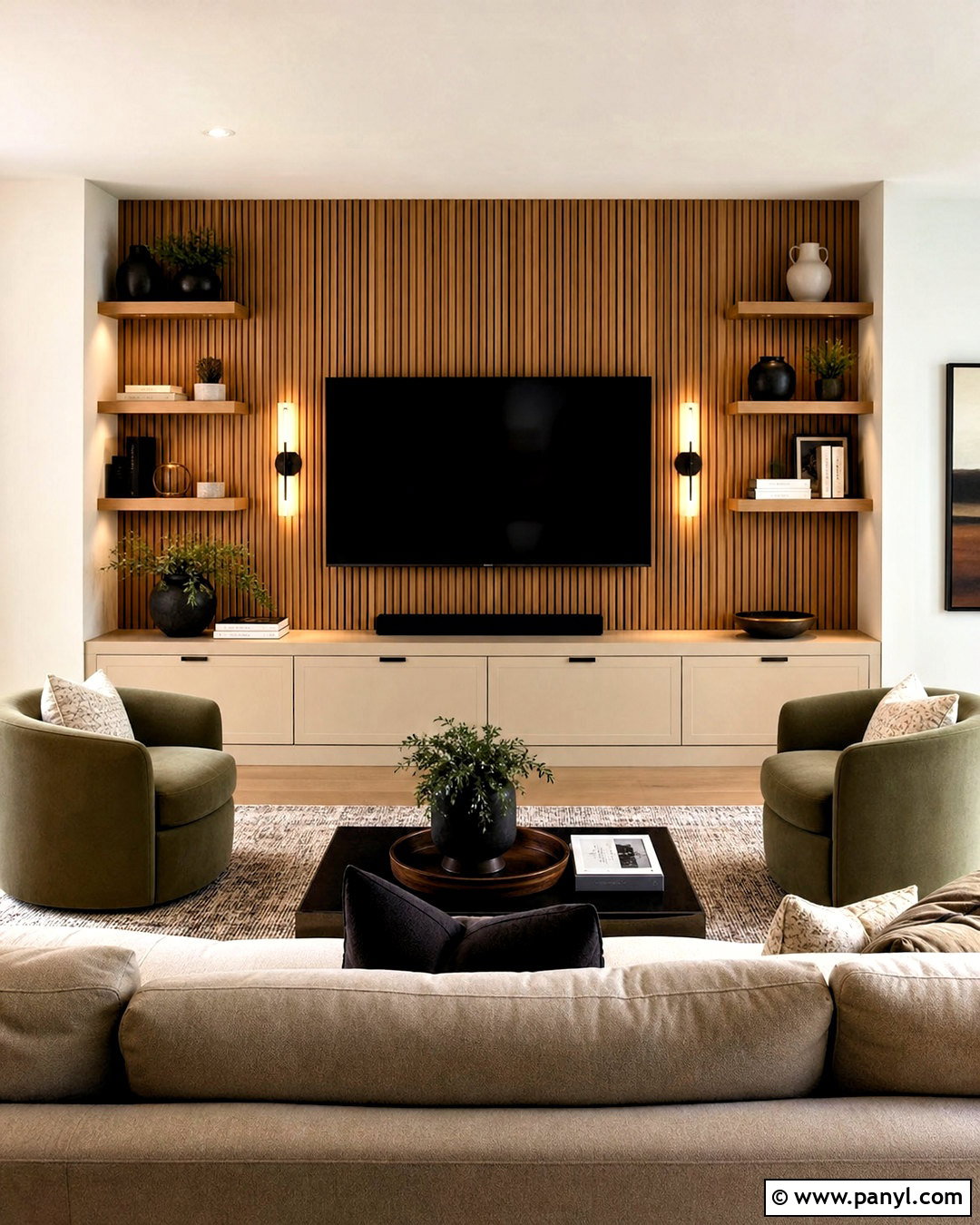 Family Room TV Wall - 20 family room design ideas