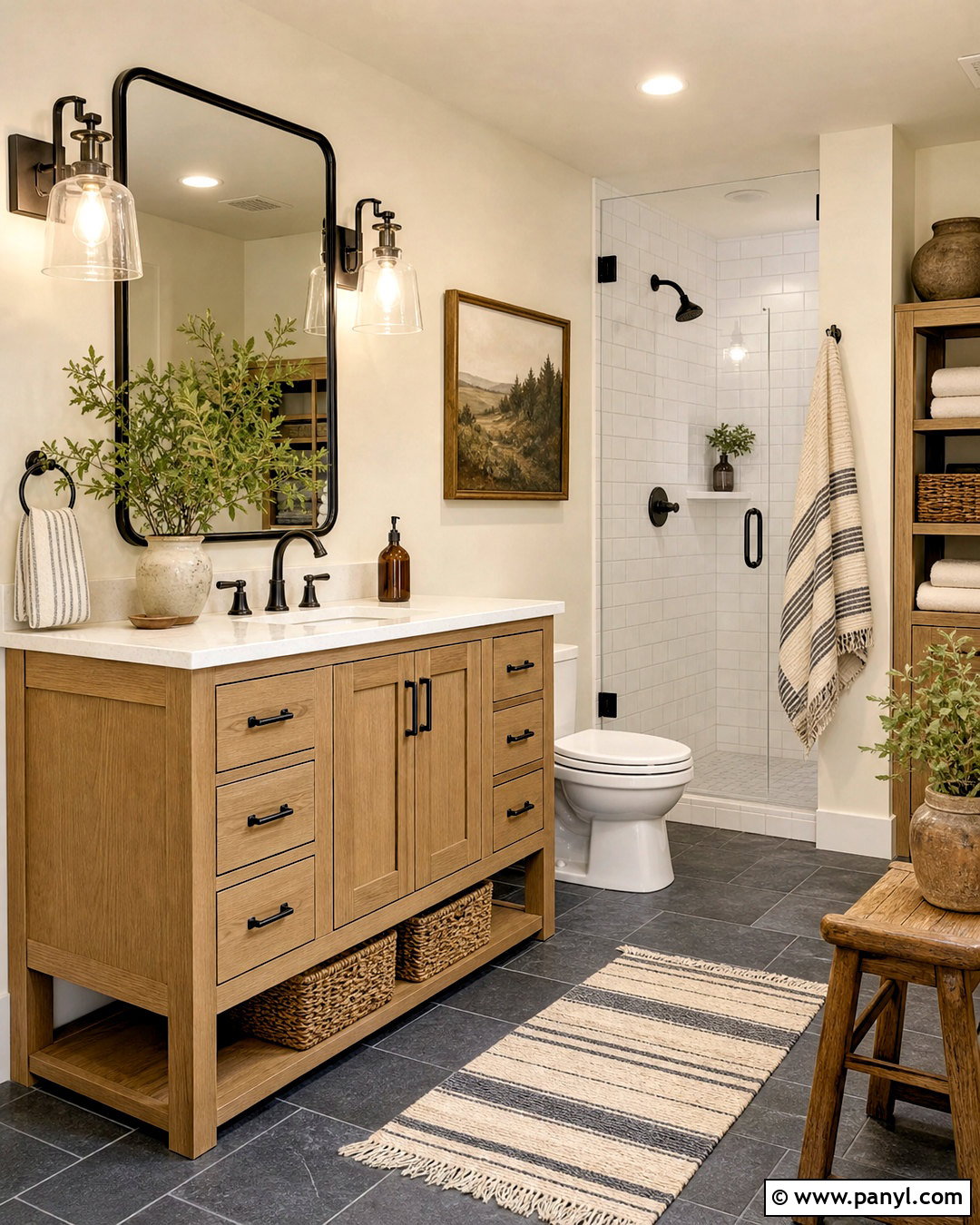 Farmhouse Bathroom Decor - 20 bathroom decor ideas