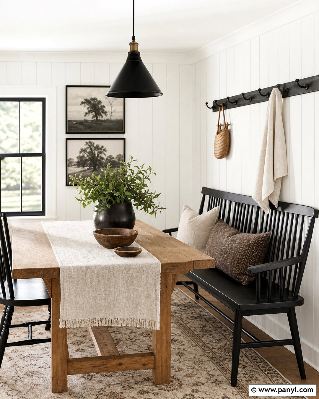 Farmhouse Black And White Wall - 35 black and white walls